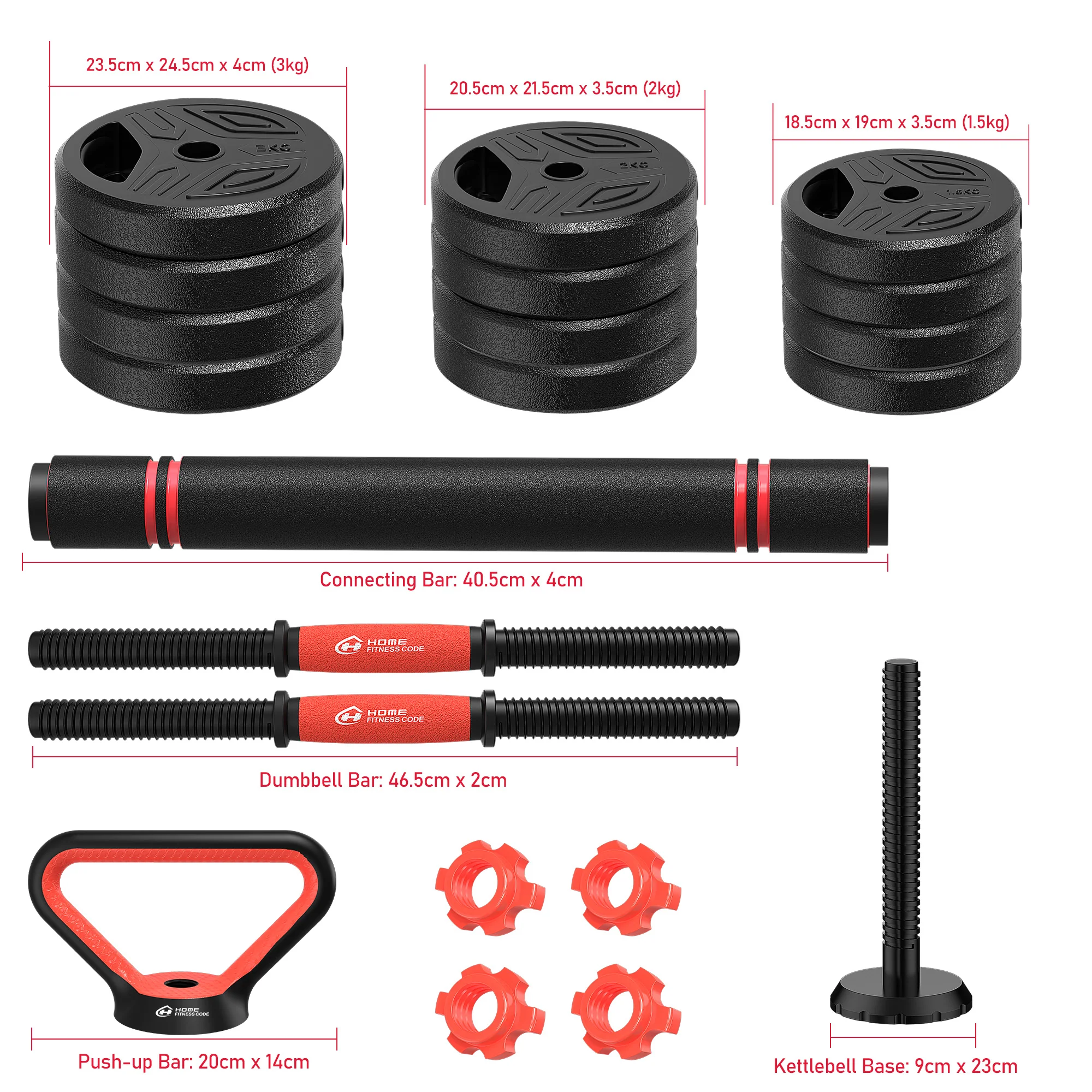 4-In-1 Multifunctional Dumbbell Set - Image 5