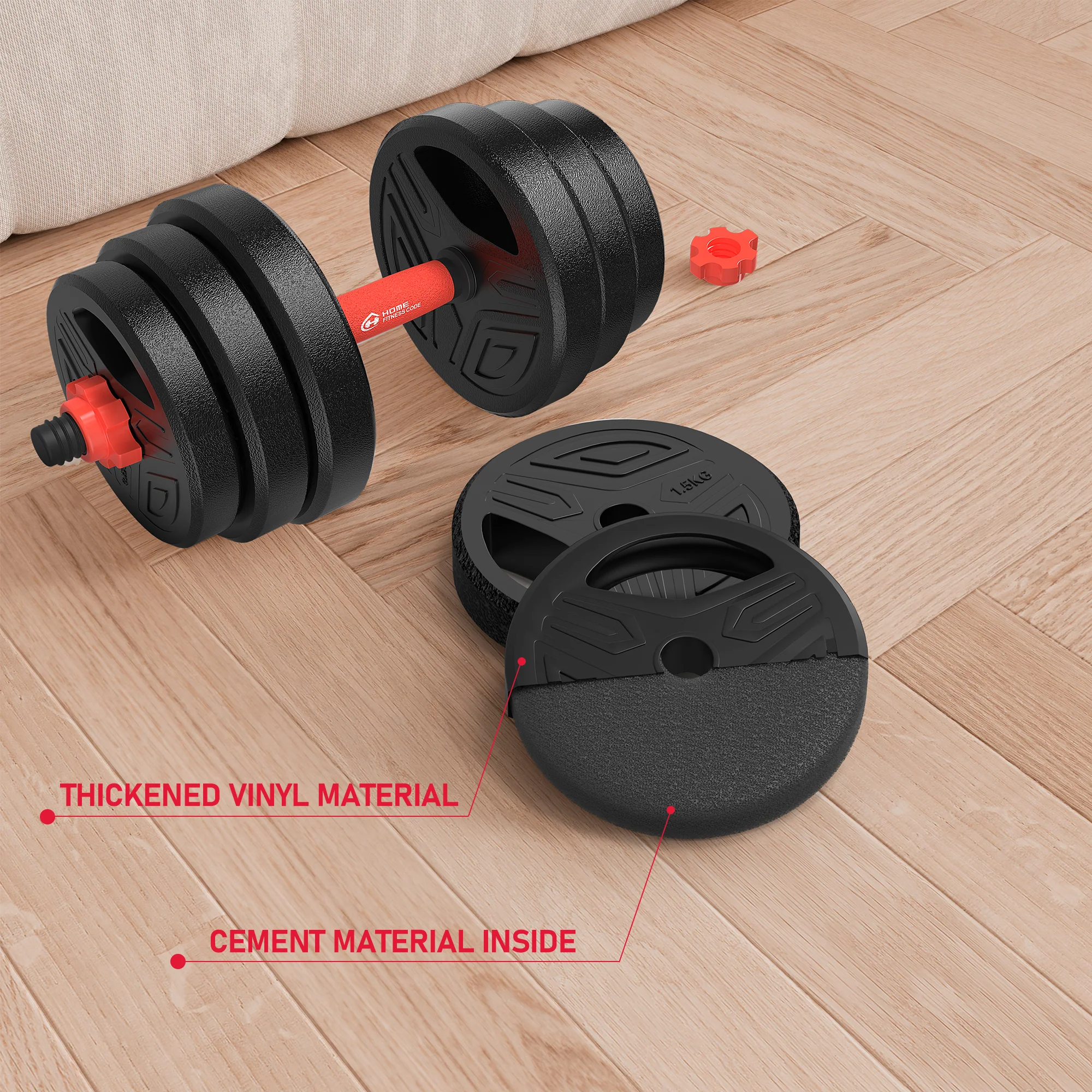 4-In-1 Multifunctional Dumbbell Set - Image 8