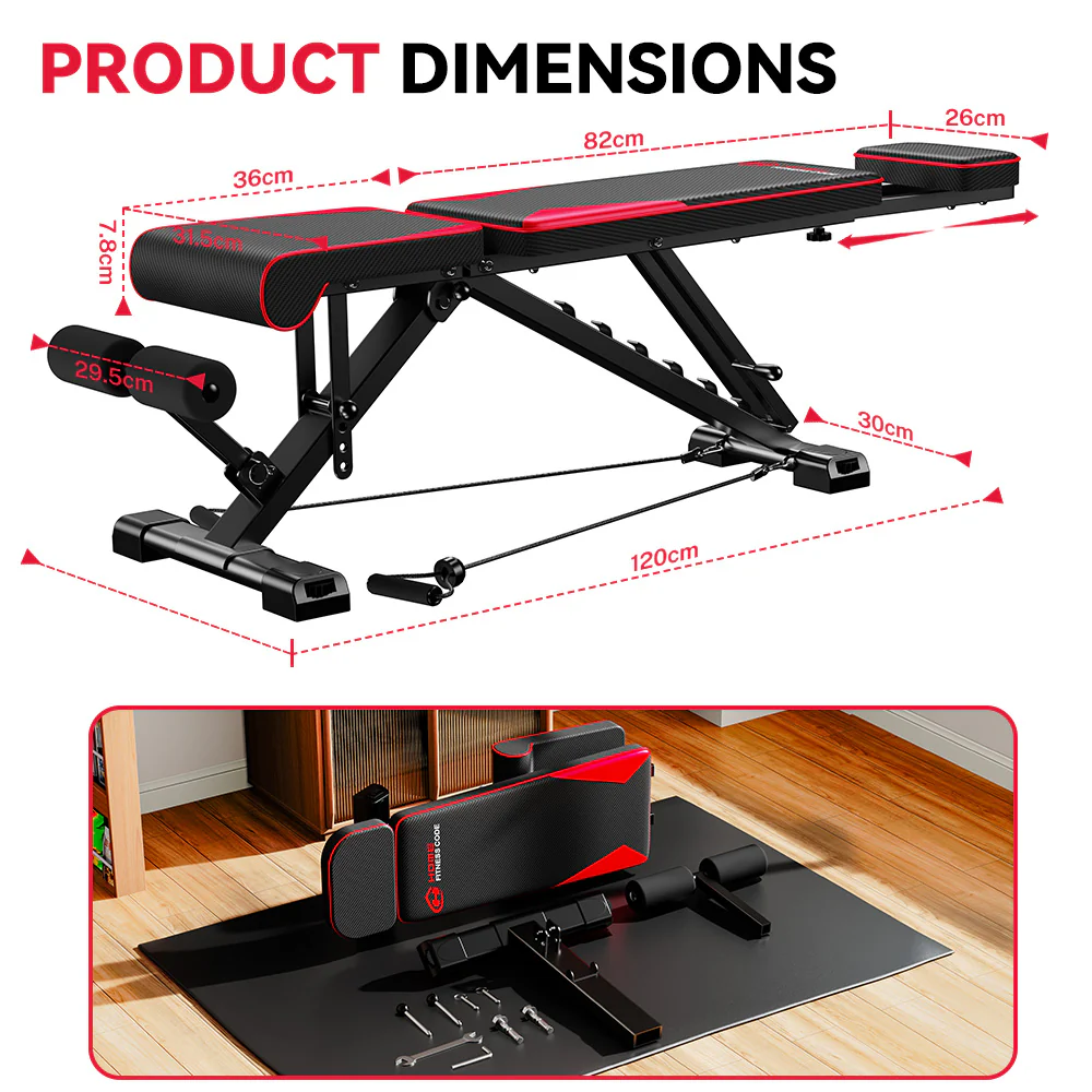 Foldable Weight Bench C1, Multiple Adjustments - Image 6