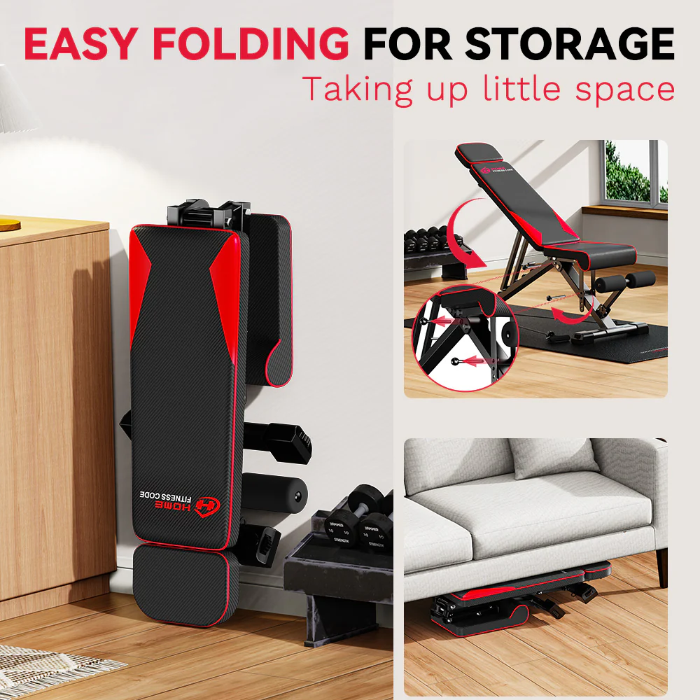 Foldable Weight Bench C1, Multiple Adjustments - Image 7