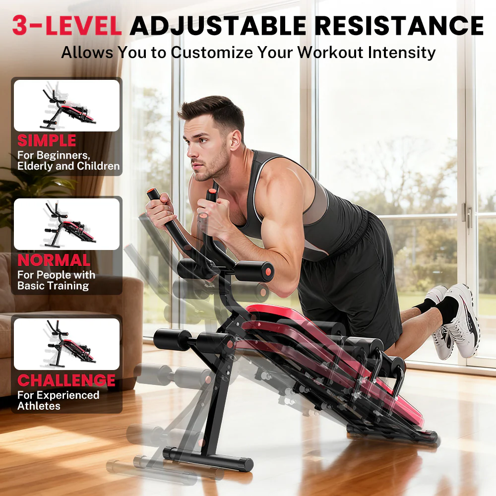 Sit-Ups Bench Foldable Ab Workout Machine - Image 5