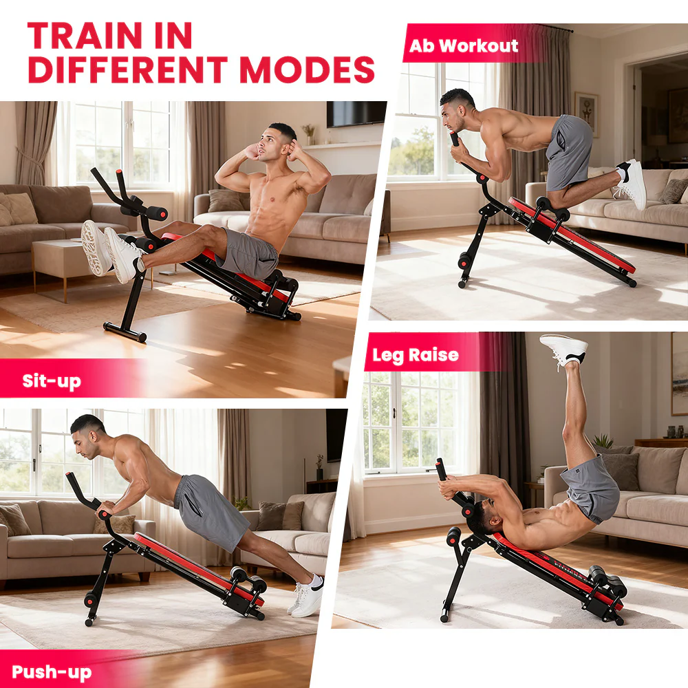 Sit-Ups Bench Foldable Ab Workout Machine - Image 9