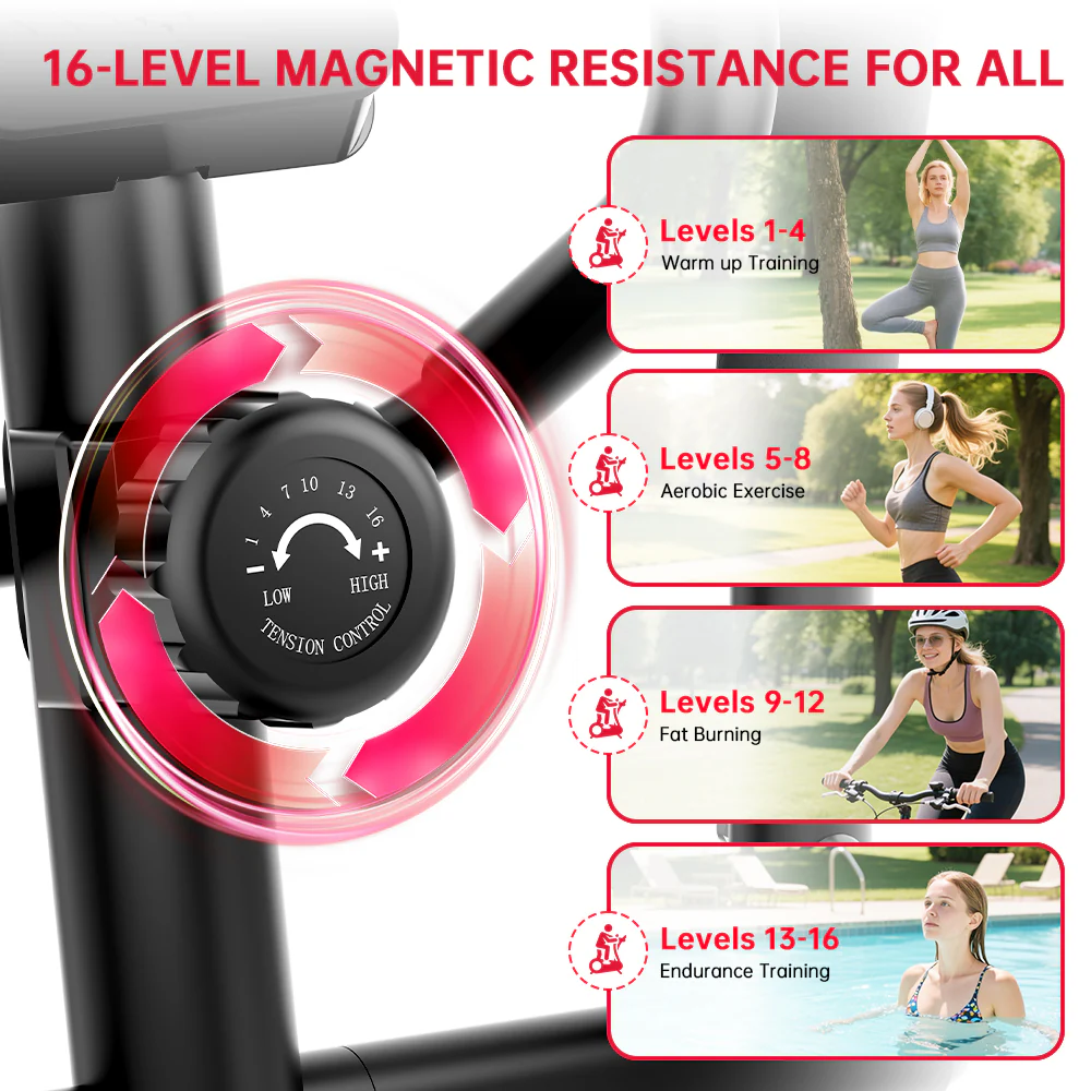 Elliptical Machine E200, 16-Level Magnetic Resistance - Image 5