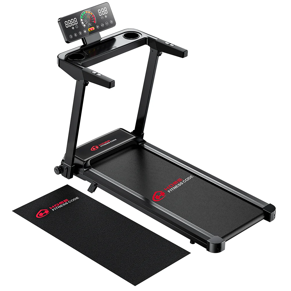 Folding Treadmill Q8, 1-12KM/H, 5% Manual Incline, Touch Control - Image 13