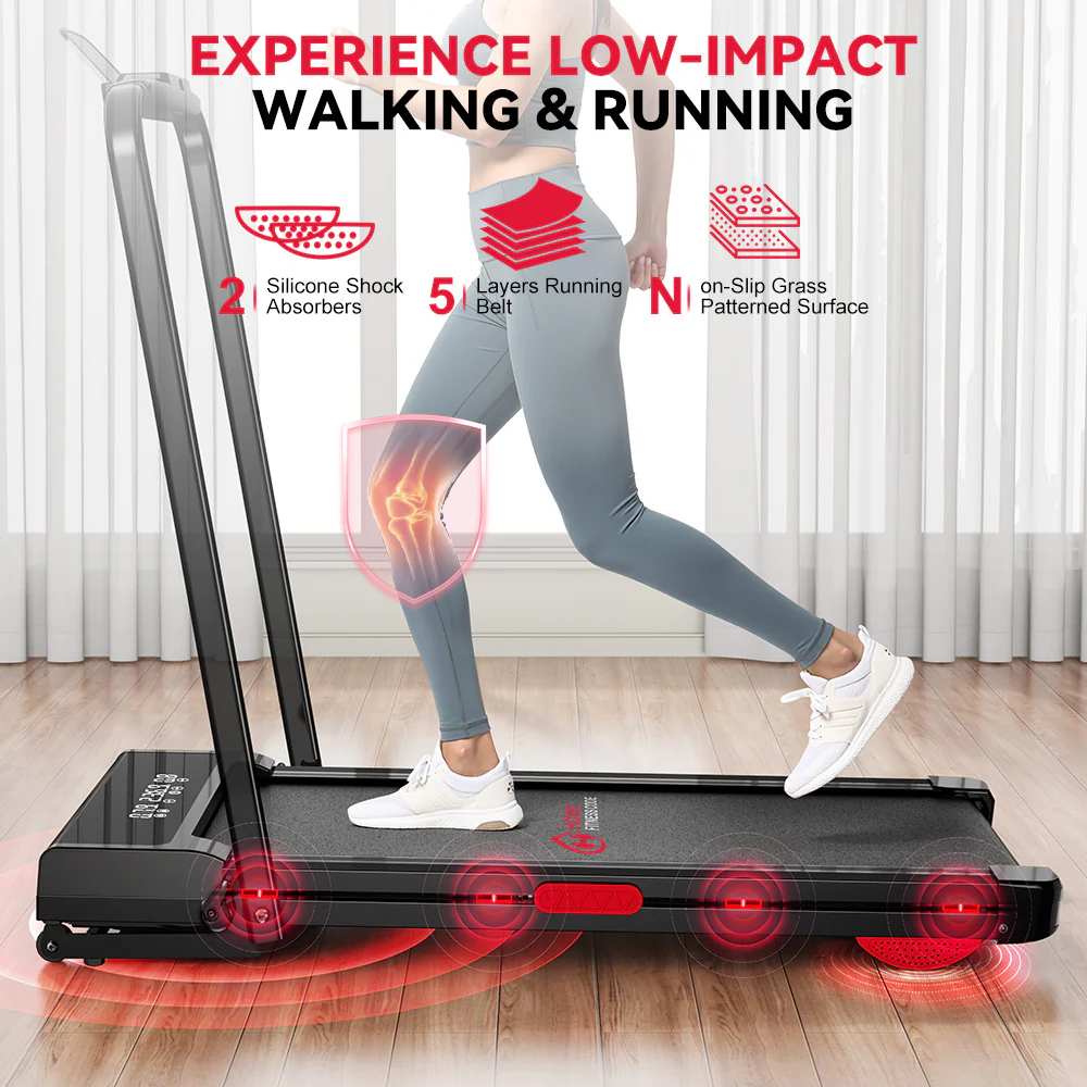 Folding Treadmill Y3 with Brushless Motor, 12% Auto Incline - Image 6