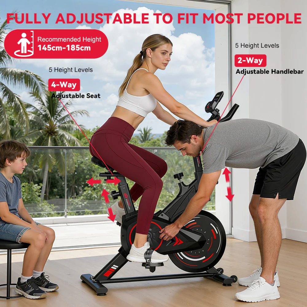 Stationary Exercise Bike C1, Flywheel 6KG - Image 6