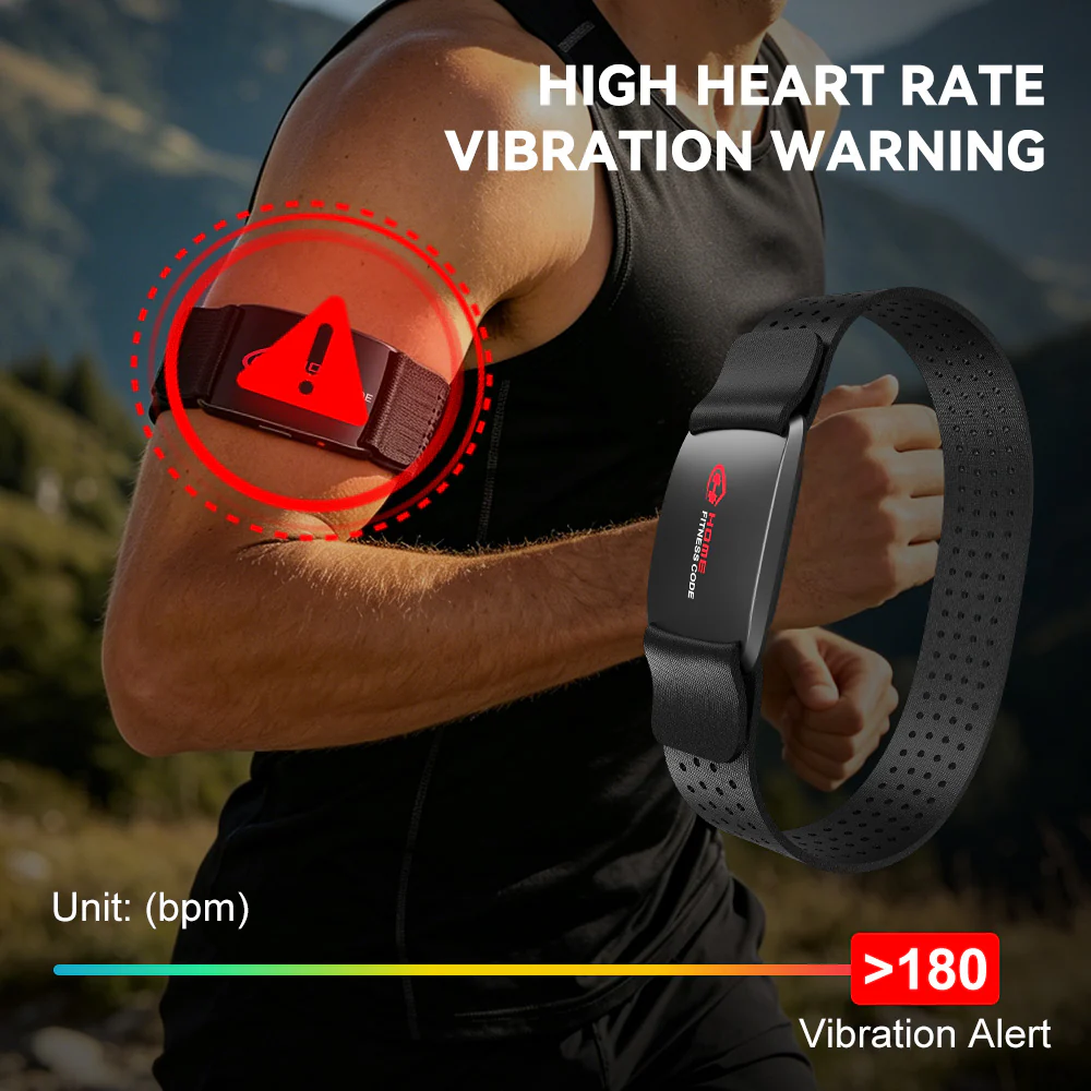 HRM Heart Rate Monitor Armband HF01, Bluetooth 6.0, IP67 Waterproof - Image 4