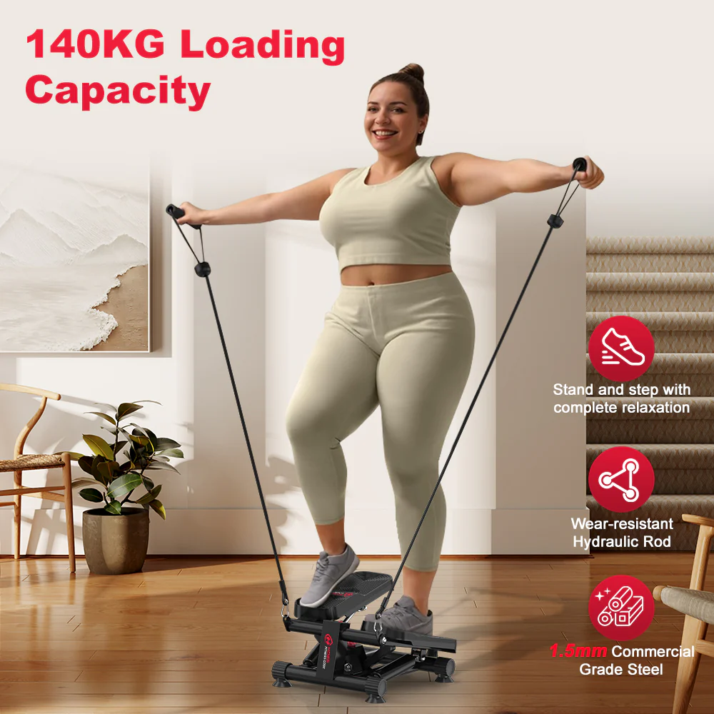 Mini Hydraulic Stepper with Resistance Bands - Image 7