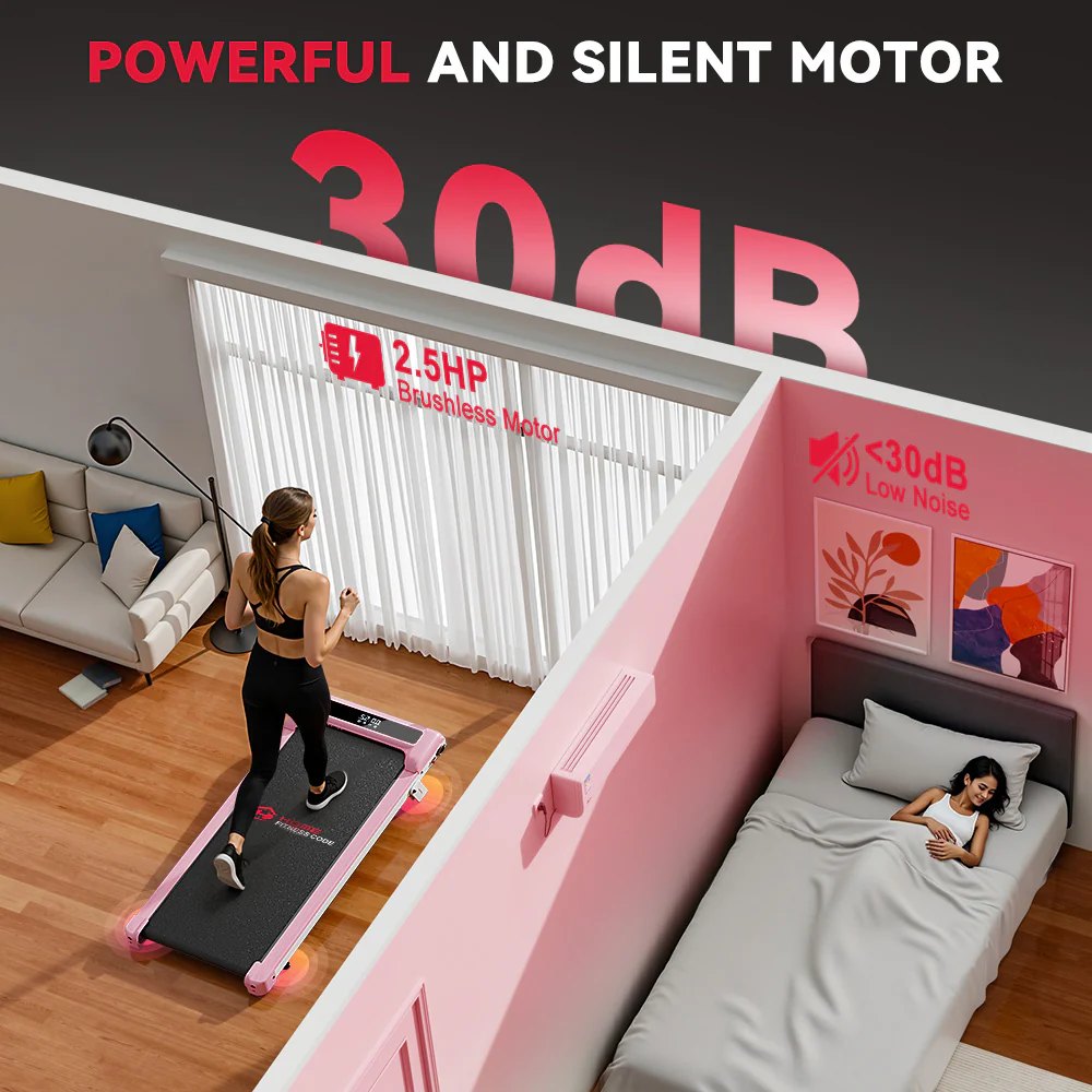 Treadmill Z3 with Brushless Motor, Speed 1-6KM/H, 5% Manual Incline - Image 14