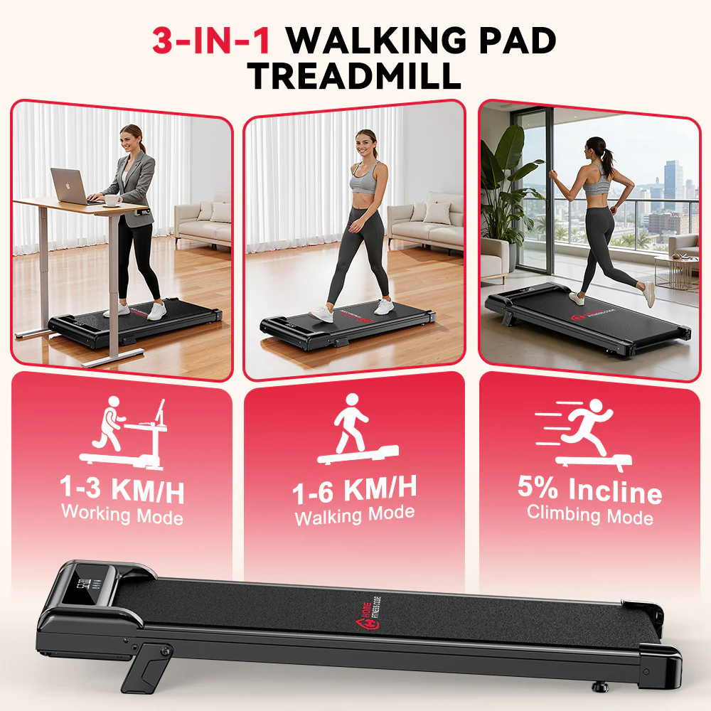 Treadmill Z3 with Brushless Motor, Speed 1-6KM/H, 5% Manual Incline - Image 5