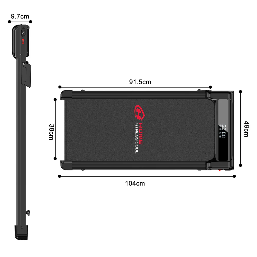 Treadmill Z3 with Brushless Motor, Speed 1-6KM/H, 5% Manual Incline - Image 8