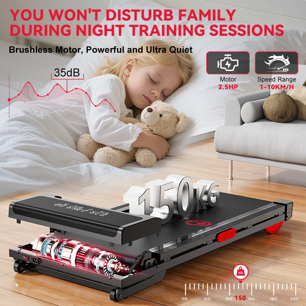 Treadmill Y3 with Brushless Motor, 12% Auto Incline - Image 3